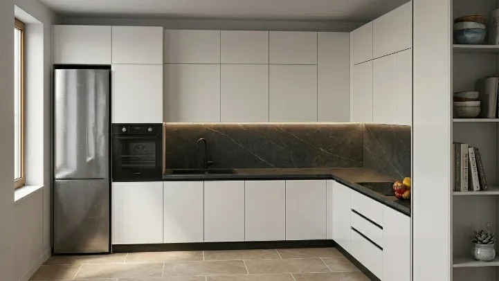 Minimalismo rigoroso in cucina