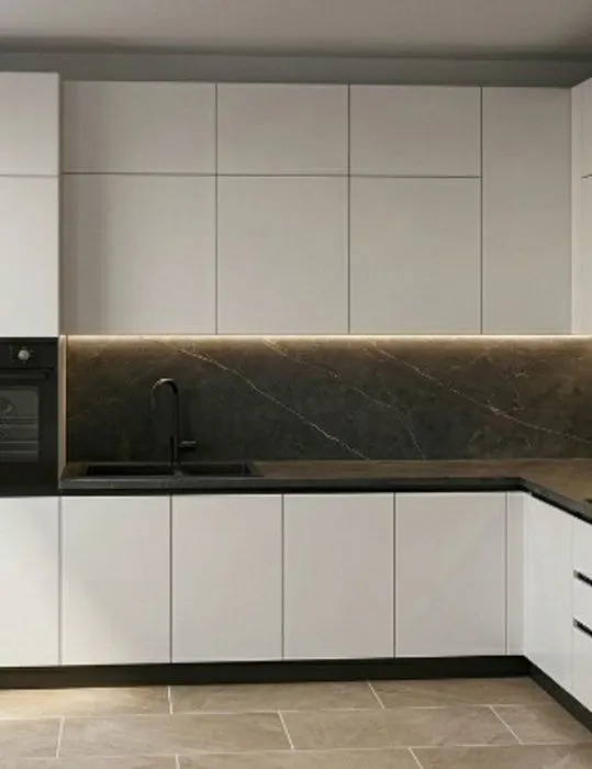 Minimalismo rigoroso in cucina